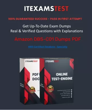 Updated Amazon DBS-C01 PDF- Best Exam Questions [2024]