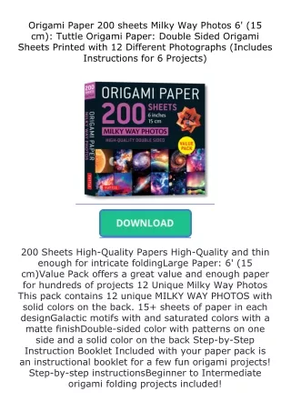 PDF✔Download❤ Origami Paper 200 sheets Candy Patterns 6' (15 cm): Tuttle Or