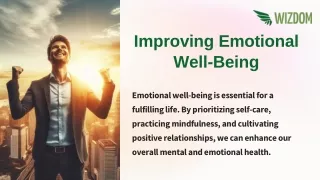 Improving Emotional Well-Being