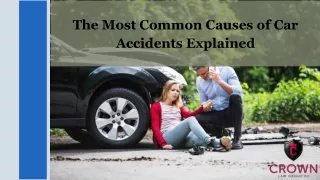 The Most Common Causes of Car Accidents Explained