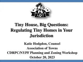 Regulating Tiny Homes: Key Considerations for New York Jurisdictions
