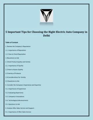 5 Important Tips for Choosing the Right Electric Auto Company in Delhi (1)