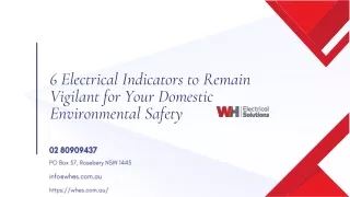 6 Electrical Indicators to Remain Vigilant for Your Domestic Environmental Safety
