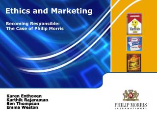 Ethics and Marketing