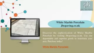 White Marble Porcelain Jbcpaving.co.uk