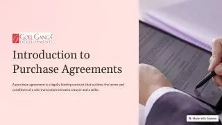 Introduction-to-Purchase-Agreements