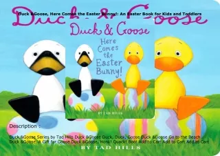 Download⚡️PDF❤️ Duck & Goose, Here Comes the Easter Bunny!: An Easter Book for Kids and To