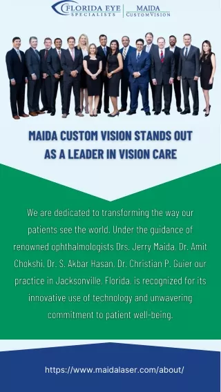 Maida Custom Vision stands out as a leader in vision care