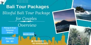 Romantic Escape Bali Tour Package for Couples