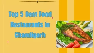 Best Food Restaurants in Chandigarh