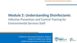 Understanding Disinfectants in Healthcare Settings