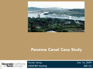 Panama Canal Case Study