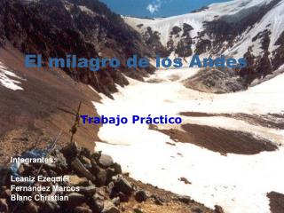 El milagro de los Andes