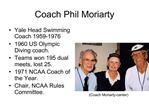 Coach Phil Moriarty