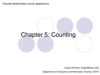 Chapter 5: Counting