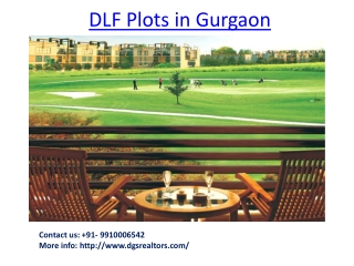 DLF Plot in Gurgaon