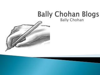 About Bally Chohan