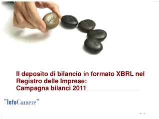 Il deposito di bilancio in formato XBRL nel Registro delle Imprese: Campagna bilanci 2011