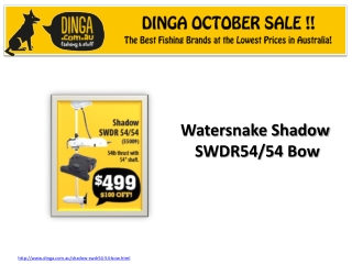 Watersnake shadw bow motor in October Sale at Dinga !