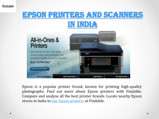 Buy Epson Printer
