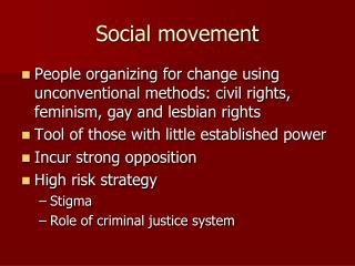 Social movement