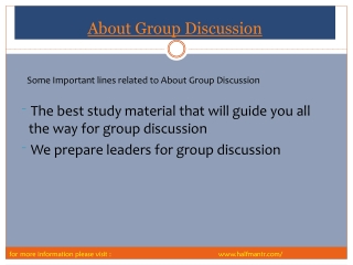 Participants in a Group Discussion
