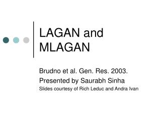 LAGAN and MLAGAN