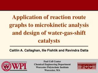 Application of reaction route graphs to microkinetic analysis and design of water-gas-shift catalysts