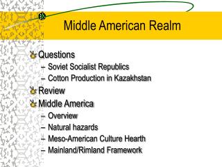 Middle American Realm