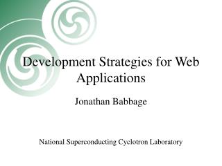 Development Strategies for Web Applications