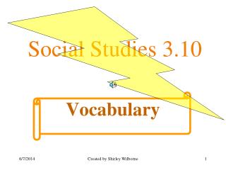 Social Studies 3.10