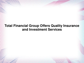 Total Financial Group