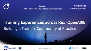 Training Experiences across Ris : OpenAIRE