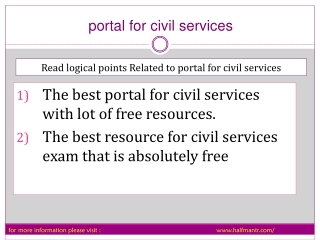 The best knowledge guide portable for civil services exam