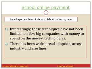 Some steps of PPT for you to online payment for school