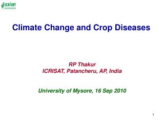 Climate Change and Crop Diseases