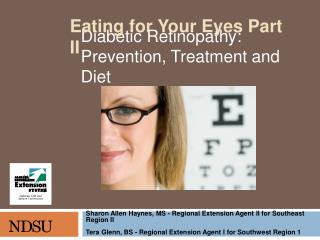 D iabetic R etinopathy: Prevention, Treatment and Diet