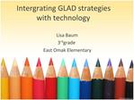 Intergrating GLAD strategies with technology