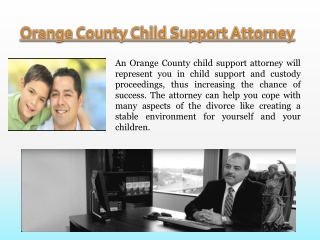 Orange County Child Support Law