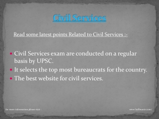 Halfmantr is the best website for Civil Services