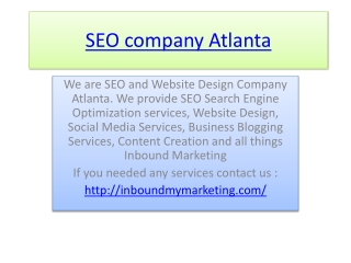 SEO company Atlanta