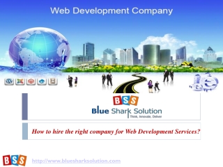 How to hire the right company for web development services?