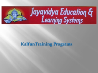 Kalfun-Training