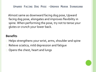 How To Do Upward Facing Dog Pose