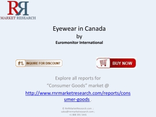 Latest Eyewear in Canada Industry Overview and Forecast to 2