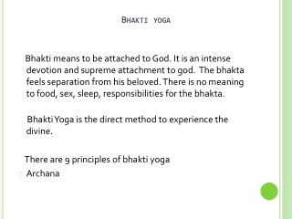 What Is Bhakti Yoga