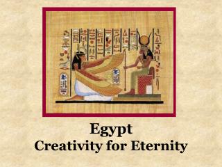 Egypt Creativity for Eternity