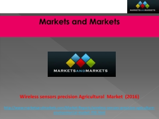 Wireless Sensors Market in Precision Agriculture