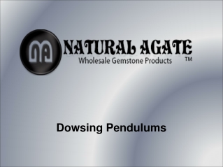 Dowsing Pendulums