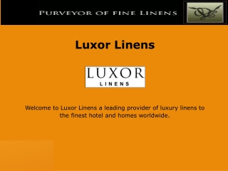 Luxor Linens Reviews